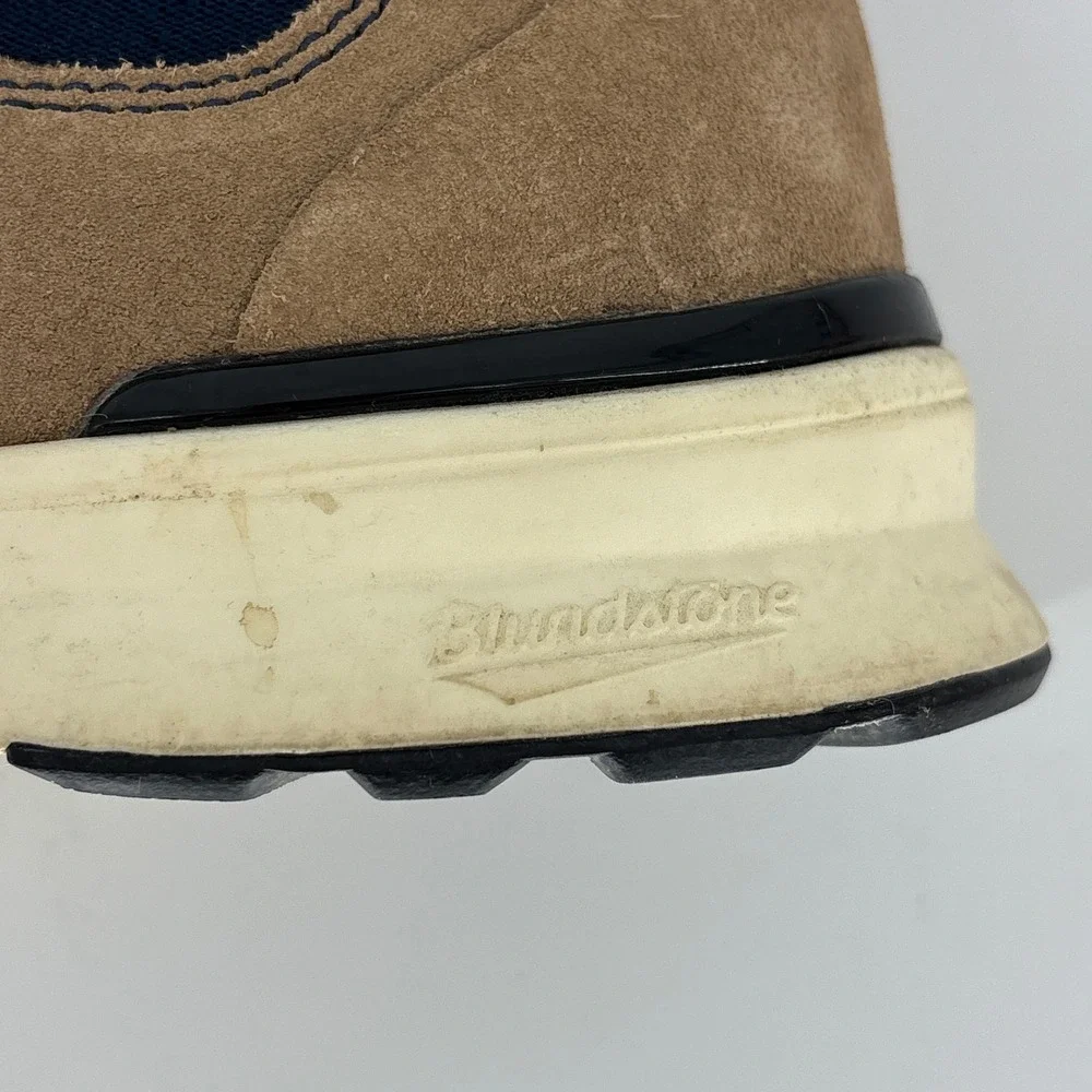 Blundstone 2146 Elastic Sided Active Boot Sand/Navy Women Size 6.5 US 9.5 Suede